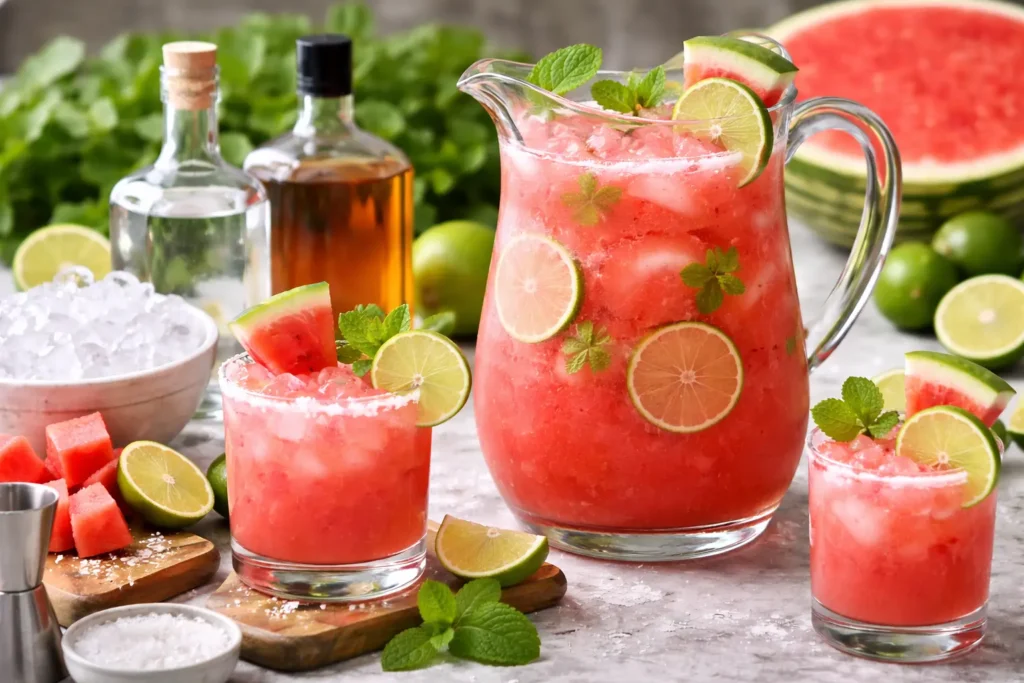 Best Watermelon Margarita Recipe: Step-by-Step Guide for Home Bartenders 4 Margarita Presentation 1