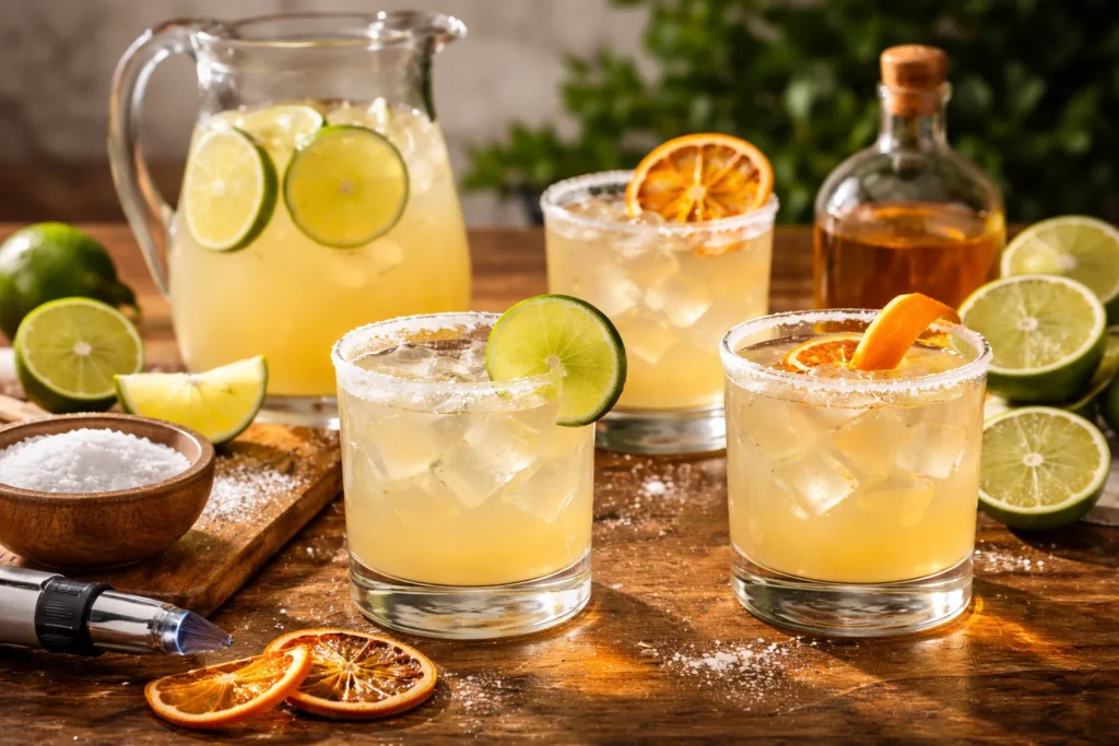 How to Make a Perfect Mezcal Margarita Recipe: Spicy, Skinny, Balanced & Bold 3 Presentation of mezcal margarita