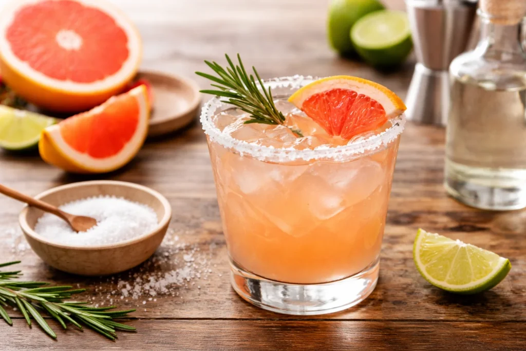 Best Grapefruit Margarita Recipe: My Go-To Summer Cocktail 2 Grapefruit margarita On the Rocks