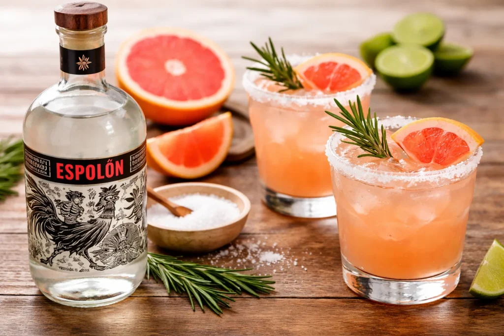 Best Grapefruit Margarita Recipe: My Go-To Summer Cocktail 1 Grapefruit margaritas with Espolon tequila