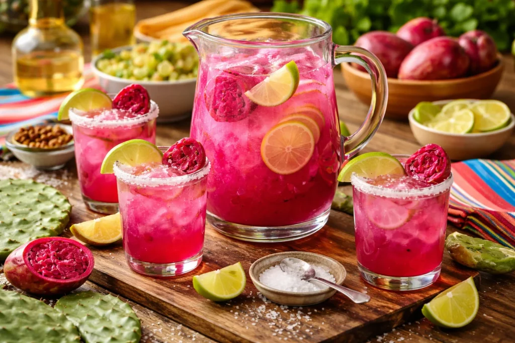 Best Prickly Pear Margarita Recipe: Why This Bright Pink Cocktail Is So Popular 6 Party Batching Tips 5