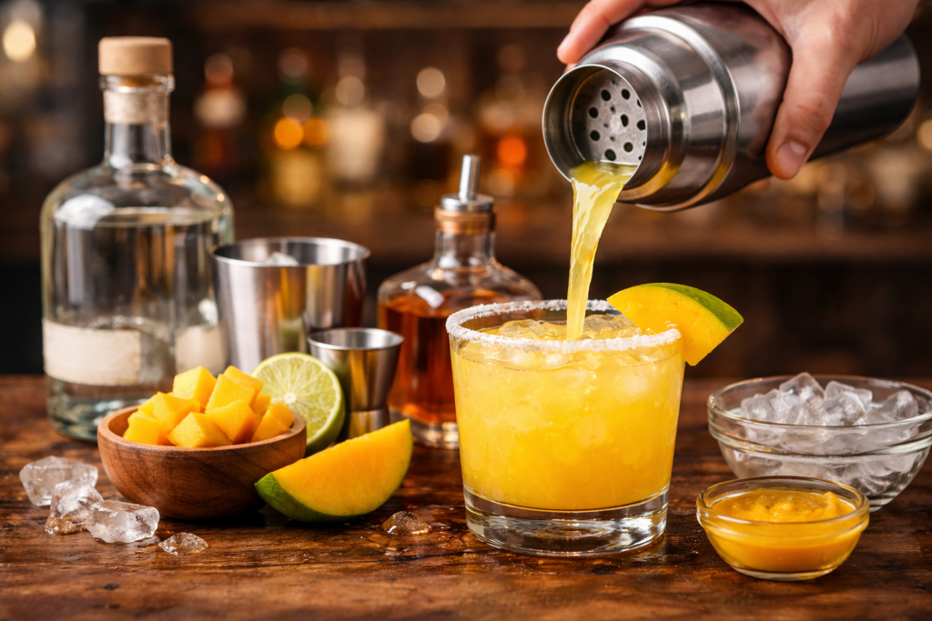 Best Mango Margarita Recipe with Fresh and Frozen Options 2 Procedure of mango margarita