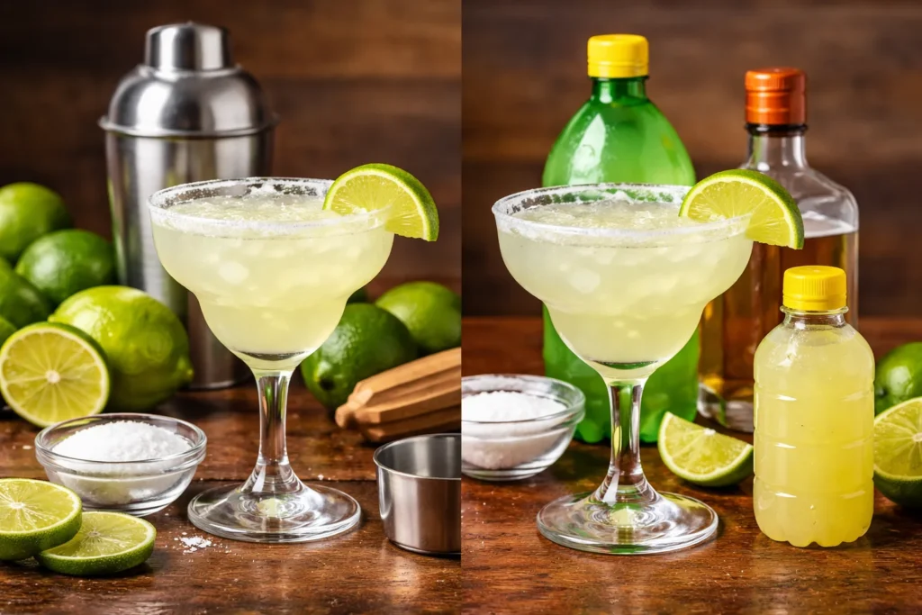 fresh lime juice margarita