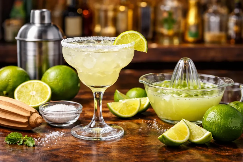 Fresh Lime Juice with Margarita